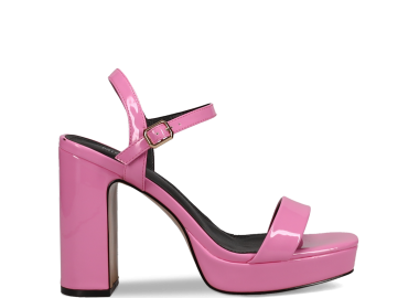 Ροζ ψηλοτάκουνο πέδιλο - MIGATO - 