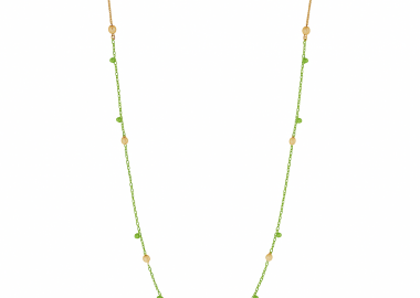 RUE DES MILLE Κολιέ από Ασήμι 925 Light Green CL-031-M1-V-AU - Rue Des Mille - 