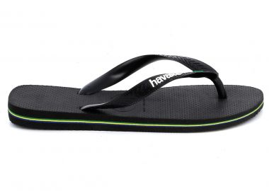 Σαγιονάρα Havaianas Hav. Brasil Logo Χρώματος Μαύρο 4110850-1069 - HAVAIANAS - 