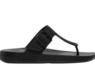 Σαγιονάρες Fitflop Iqushion Adj Toe Post GB3-399-MIDNIGHT N Γυναικείο - Fitflop - 