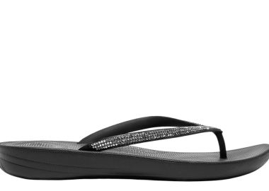 Σαγιονάρες Fitflop Sparkle Classic Iqushion R08-001-BLACK Γυναικείο - Fitflop - 