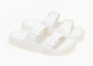 Σαγιονάρες με δυο τόκες - Λευκό - Issue - 