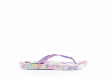 Σαγιονάρες θαλάσσης μωβ με λουλούδια ΜΩΒ - Tsoukalas - 