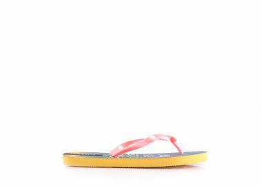 Σαγιονάρες θαλάσσης πορτοκαλί με χρωματιστές λεπτομέρειες ΠΟΡΤΟΚΑΛΙ - Tsoukalas - 