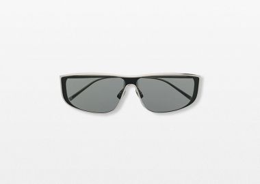 SAINT LAURENT Ανδρικό Ασημί Square-Frame Tinted Sunglasses - SAINT LAURENT - 