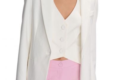 Σακάκι Ale Μεσάτο Με Βάτες 8921096-WHITE Γυναικείο - Ale - 