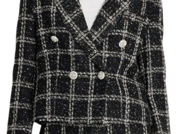 Σακάκι Ale Tweed Effect 8921864-BLACK Γυναικείο - Ale - 