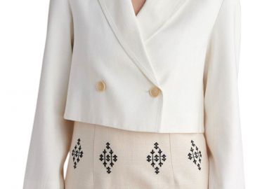 Σακάκι Attrattivo Cropped 9920372-OFF WHITE Γυναικείο - Attrattivo - 