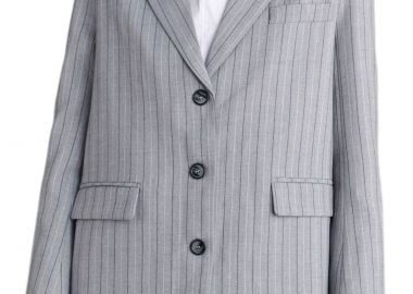 Σακάκι Attrattivo Κοστουμιού Ριγέ 9920344-GREY Γυναικείο - Attrattivo - 