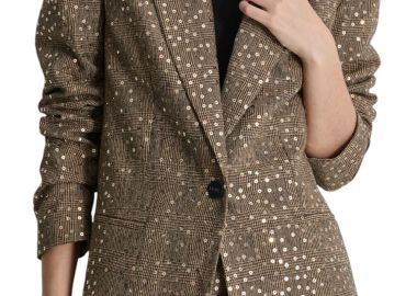 Σακάκι DKNY Καρό Με Παγέτες P4HCTXDH-1BM Γυναικείο - DKNY - 