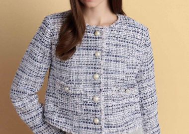 Σακάκι κοντό tweed - 5206179076999 -  - 