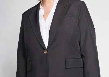 Σακάκι κοστουμιού tailored κρεπ μονόκουμπο -  - 