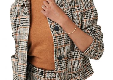 Σακάκι Mexx Checked With Pockets CF0721036W-Camel Γυναικείο - Mexx - 