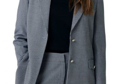 Σακάκι Mexx Houndstooth MF006000643W-DUSTY BLUE Γυναικείο - Mexx - 