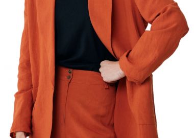 Σακάκι Mexx Linen Single Breasted With Pockets CF0309033W-Brick Γυναικείο - Mexx - 