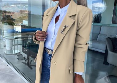 Σακάκι Nilastal Μπεζ - Amelie's - 