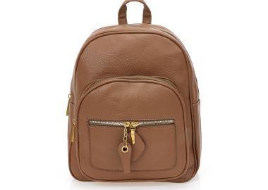 Σακίδιο πλάτης σε καφέ απόχρωση ΚΑΦΕ - Tsoukalas - 