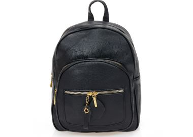 Σακίδιο πλάτης σε μαύρη απόχρωση ΜΑΥΡΟ - Tsoukalas - 