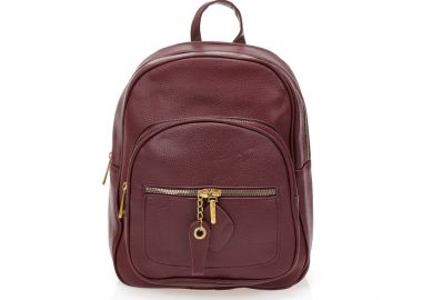 Σακίδιο πλάτης σε μπορντό απόχρωση ΜΠΟΡΝΤΟ - Tsoukalas - 