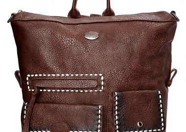 σακίδιο πλάτης τεχνόδερμα Duval καφέ - Bag to Bag - 