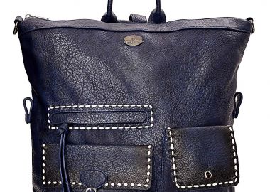 σακίδιο πλάτης τεχνόδερμα Duval μπλε - Bag to Bag - 