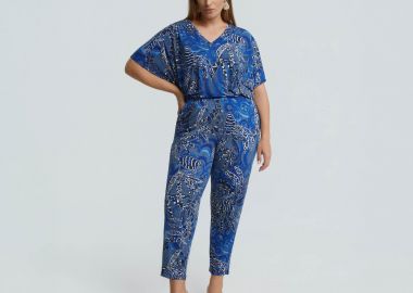 Σαλβάρι εμπριμέ super jersey - MAT FASHION - 