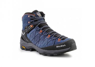 Salewa ALP Trainer 2 61382-8675 Ανδρικά Ορειβατικά Μποτάκια Αδιάβροχα με Μεμβράνη Gore-Tex Μπλε - Salewa - 