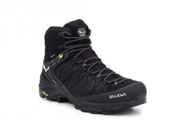 Salewa ALP Trainer 2 Mid GTX 61382-0971 Ανδρικά Ορειβατικά Μποτάκια Αδιάβροχα με Μεμβράνη Gore-Tex Μαύρα - Salewa - 