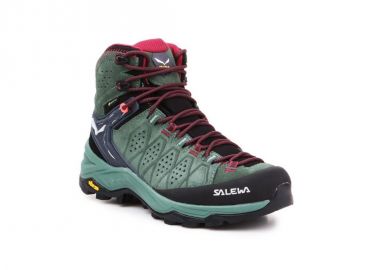 Salewa Alp Trainer 2 Mid GTX 61383-5085 Γυναικεία Ορειβατικά Μποτάκια Αδιάβροχα με Μεμβράνη Gore-Tex Πράσινα - Salewa - 