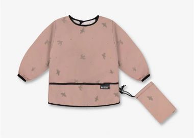 Σαλιάρα Υφασμάτινη Αδιάβροχη Με Μανίκια Pink Minene 13312001830OS - Minene - 