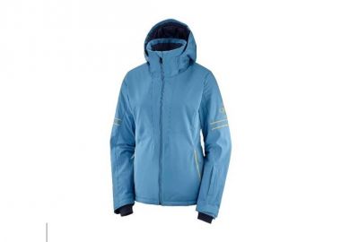 Salomon Brilliant LC1385200 Γυναικείο Μπουφάν για Σκι & Snowboard Μπλε - Salomon - 