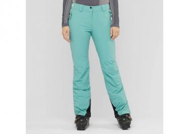 Salomon Brilliant LC1394000 Γυναικείο Παντελόνι Σκι & Snowboard Πράσινο - Salomon - 