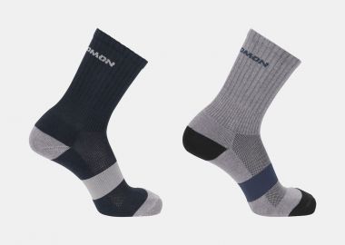 SALOMON OUTDOOR EVASION CREW SOCKS 2-PACK ΠΟΛΥΧΡΩΜΟ - SALOMON - 