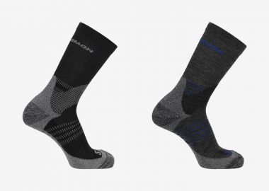 SALOMON OUTDOOR X ULTRA ACCESS CREW SOCKS 2-PACK ΓΚΡΙ - SALOMON - 