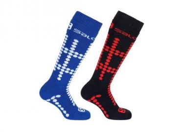 Salomon Παιδικές Κάλτσες Μακριές Μαύρες 2 Ζευγάρια L37891300 - Salomon - 