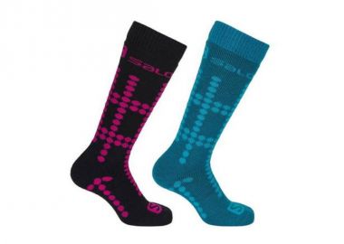 Salomon Παιδικές Κάλτσες Μακριές Μαύρες 2 Ζευγάρια L39247400 - Salomon - 