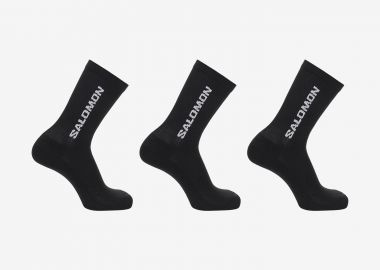 SALOMON SPORTSTYLE EVERYDAY CREW SOCKS 3-PACK ΜΑΥΡΟ - SALOMON - 