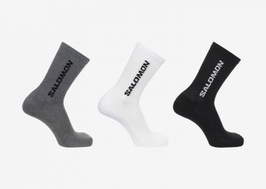 SALOMON SPORTSTYLE EVERYDAY CREW SOCKS 3-PACK ΜΑΥΡΟ - SALOMON - 
