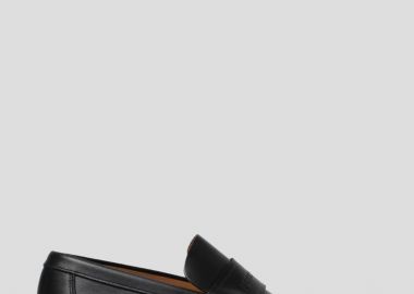 SALVATORE FERRAGAMO Ανδρικό Μαύρο Fergal Loafers In Black - SALVATORE FERRAGAMO - 