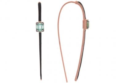 SALVATORE PLATA Σκουλαρίκια από ασήμι 925 Rose Gold & Black 136A0495 - Salvatore Plata - 