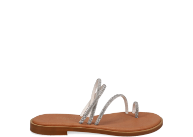 Σανδάλι με λευκά στρας - MIGATO - 