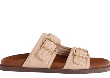 Σανδάλια Ale Δερμάτινα Με Αγκράφες 8Y22696-NUDE Γυναικείο - Ale - 