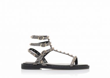 Σανδάλια animal print δερματίνη με πολλαπλά λουράκια και τρουκς ΦΙΔΙ - Tsoukalas - 
