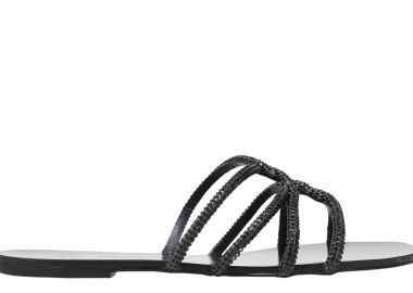 Σανδάλια Capodarte Με Διακριτικά Strass 4015437-PRETO Γυναικείο - Capodarte - 