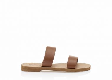 Σανδάλια χειροποίητα ταμπά δερματίνη με διπλή φάσα ΤΑΜΠΑ - Tsoukalas - 