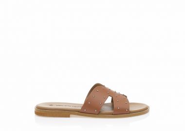 Σανδάλια δερμάτινα ταμπά με τρουκς ΤΑΜΠΑ - Tsoukalas - 