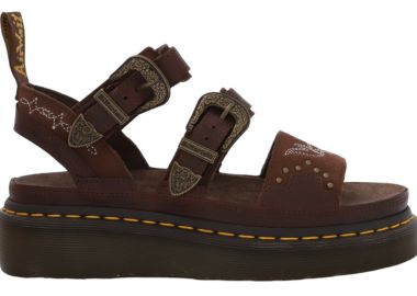 Σανδάλια Dr. Martens Gryphon Quad Classic Pull Up + Eh Suede 31546201-Dark Brown Γυναικείο - Dr. Martens - 