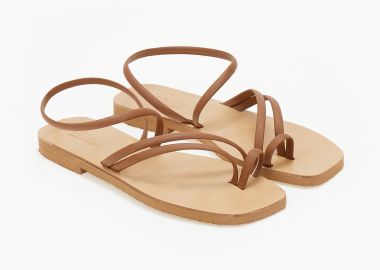 Σανδάλια ελληνικής κατασκευής με λουράκια - Ταμπά - Issue - 