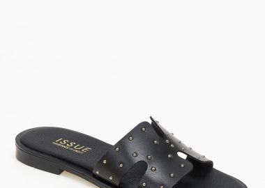 Σανδάλια Ελληνικής κατασκευής με τρουκς - Μαύρο - Issue - 