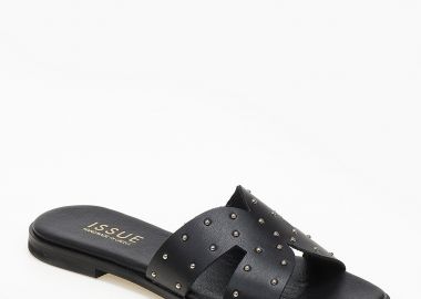 Σανδάλια Ελληνικής κατασκευής με τρουκς - Μαύρο - Issue - 